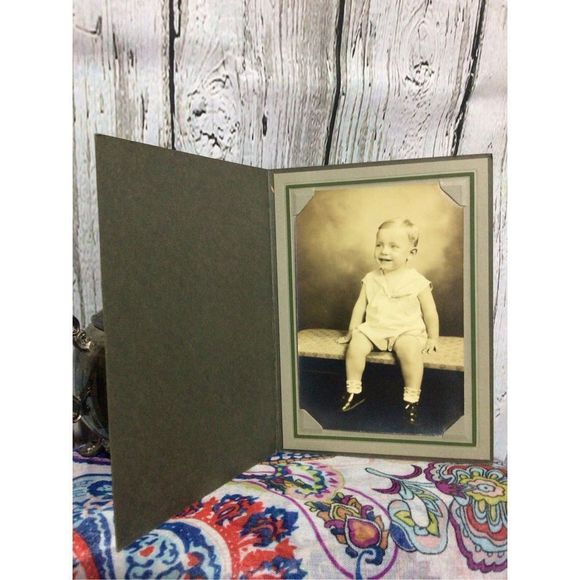 Antique Baby Photo Warren Laue Little Baby Boy Photo - Picture 1 of 9